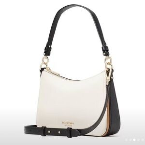 Kate Spade Elegant Black and White Shoulder Bag